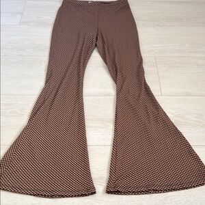 43. Bear Dance Brown Flare Boot Cut Pants